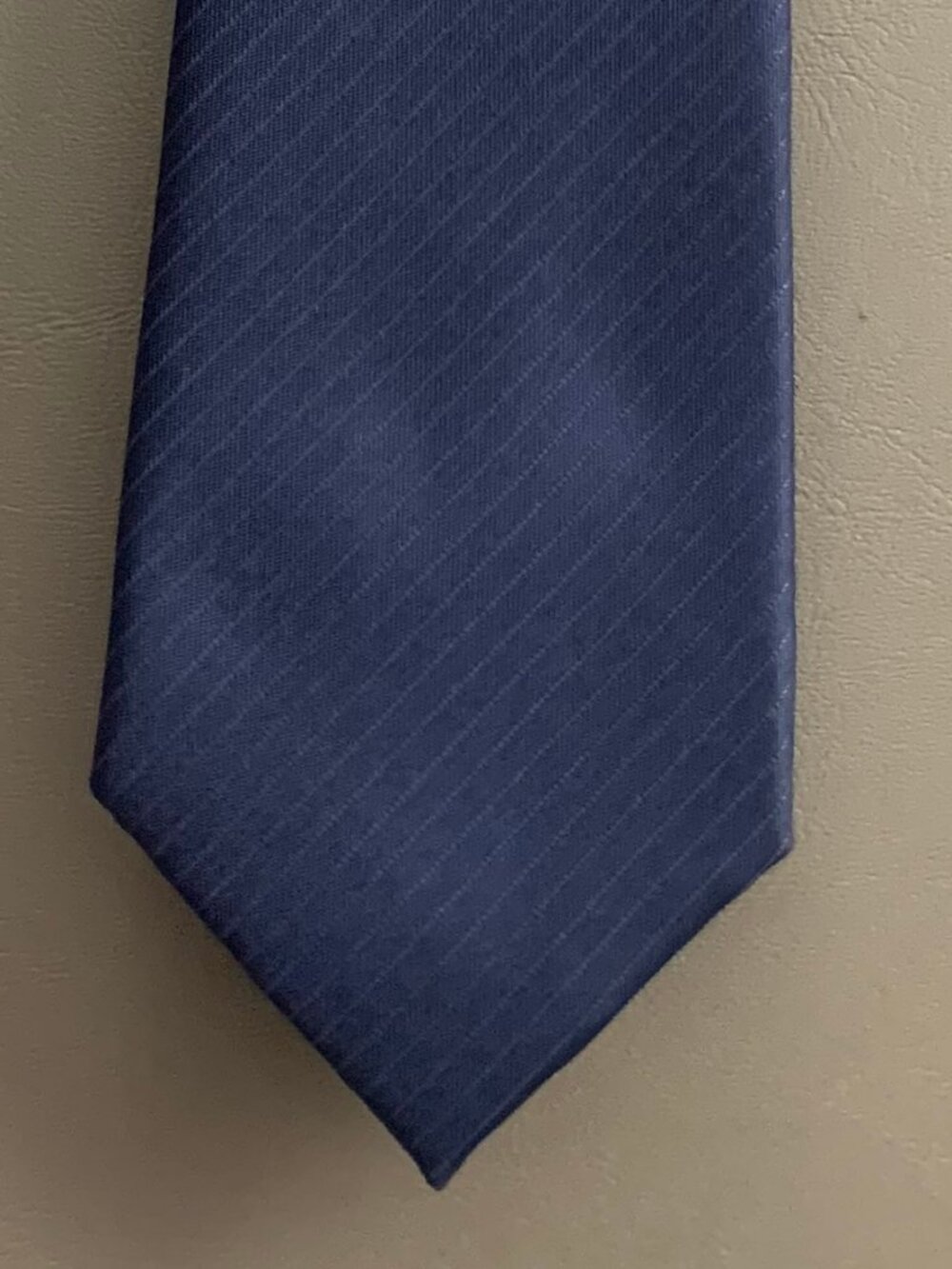 Alfani Men's Slim 2.75'' 97% Polyester Neck Tie, Navy Blue Erne Stripe
